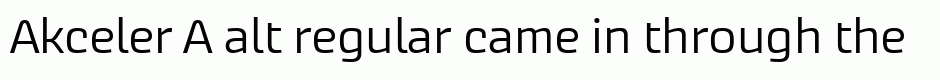 Akceler A alt regular