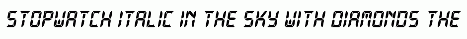 Stopwatch Italic