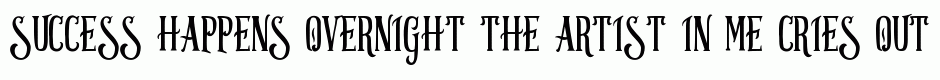Strongwill Typeface Allcaps