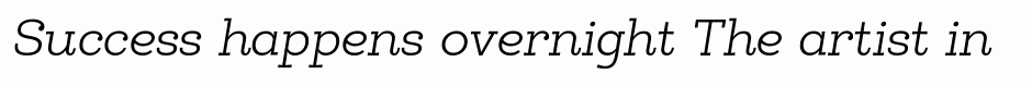 Egalite Light Italic
