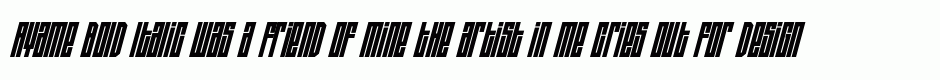 Ayame Bold Italic