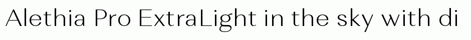 Alethia Pro ExtraLight