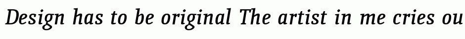 Quiroga Serif DemiBold Italic