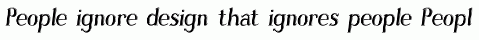 Sonten Deboss-Italic