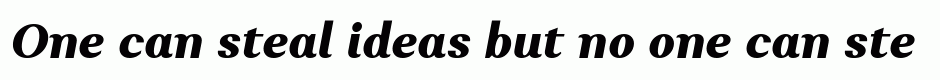Alethia Pro ExtraBold Italic