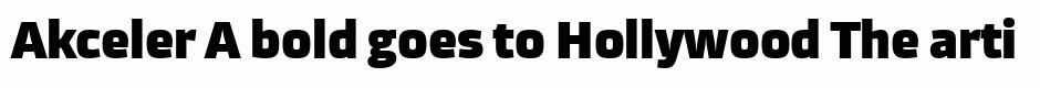Akceler A bold