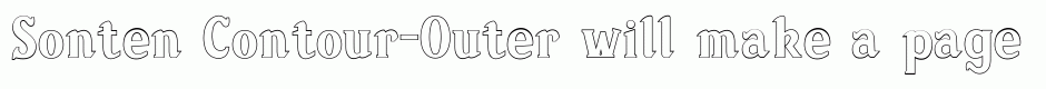 Sonten Contour-Outer