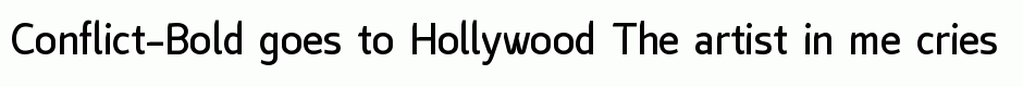 Conflict-Bold