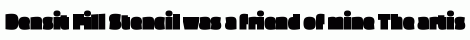 Densit Fill Stencil
