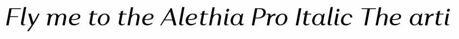 Alethia Pro Italic