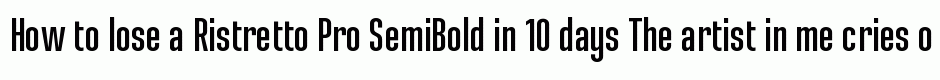 Ristretto Pro SemiBold