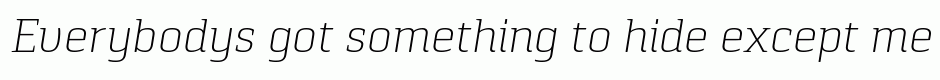 Pancetta Serif Pro ExtraLight Italic