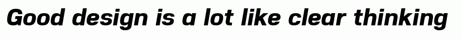 Nuber Heavy Italic