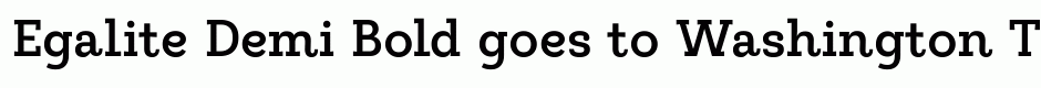 Egalite Demi Bold