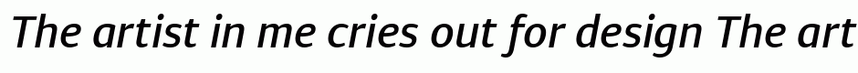 Diaria Sans Pro Medium Italic