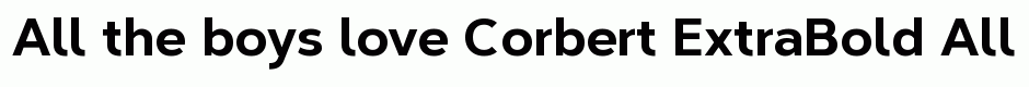 Corbert ExtraBold