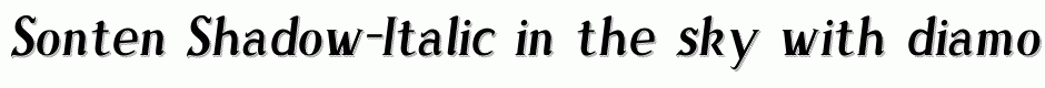 Sonten Shadow-Italic