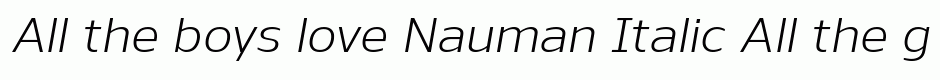 Nauman Italic