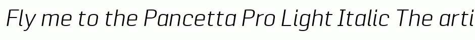 Pancetta Pro Light Italic