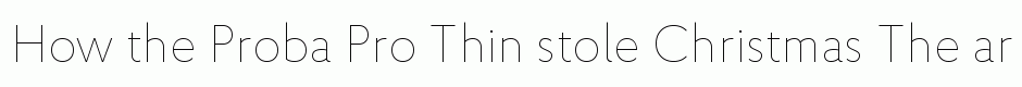 Proba Pro Thin