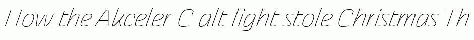 Akceler C alt light
