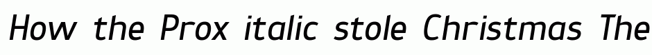 Prox italic