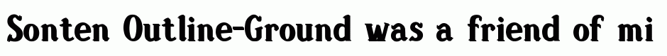 Sonten Outline-Ground