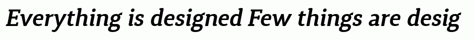 Synerga Pro SemiBold Italic
