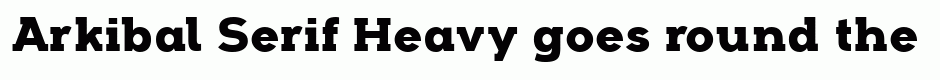 Arkibal Serif Heavy