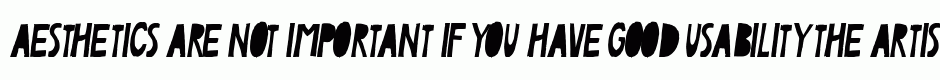 ThereYouGo Extra-condensed DemiBold Italic