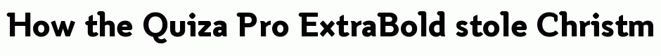 Quiza Pro ExtraBold