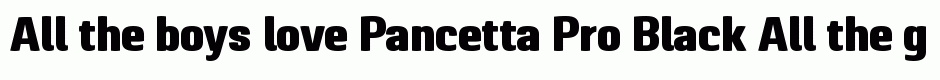 Pancetta Pro Black