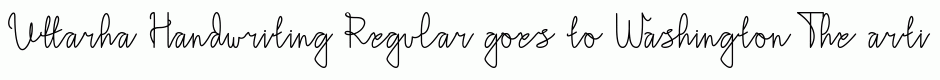 Uttarha Handwriting Regular