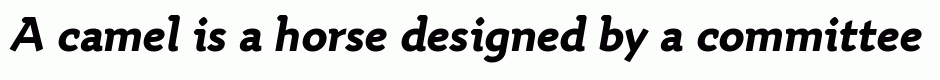 Quiza Pro ExtraBold Italic