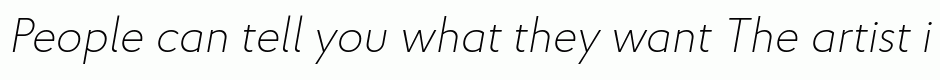 Proba Pro ExtraLight Italic