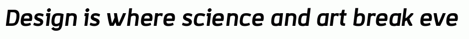 Korpo Alt Sans bold italic