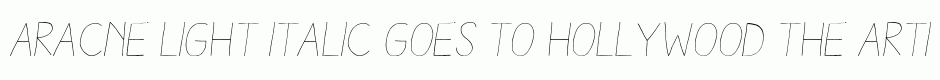 Aracne Light Italic