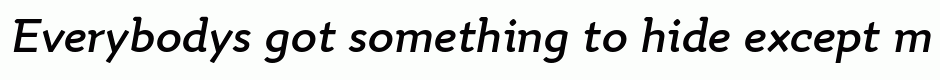 Quiza Pro SemiBold Italic