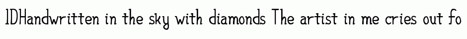 IDHandwritten