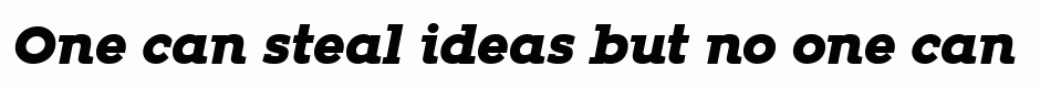 Zona Black Slab Italic