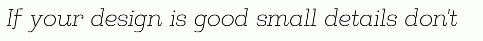 Egalite Thin Italic