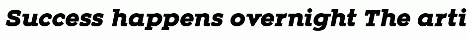 Zona Black Slab Italic