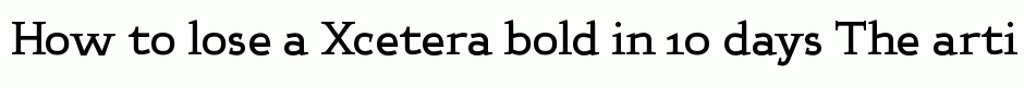 Xcetera bold