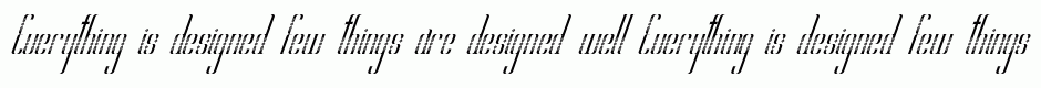 Hiroshi pattern italic