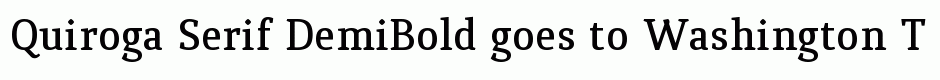 Quiroga Serif DemiBold