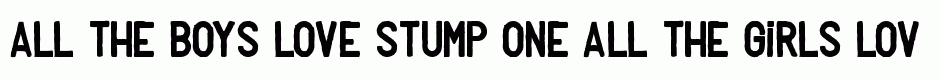 Stump one