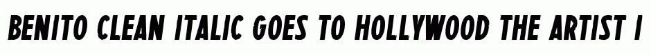 Benito clean italic