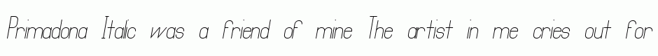 Primadona Italic