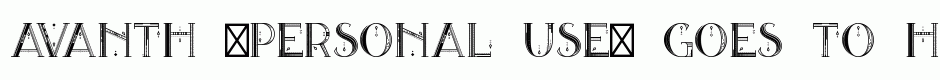 Avanth (Personal Use)