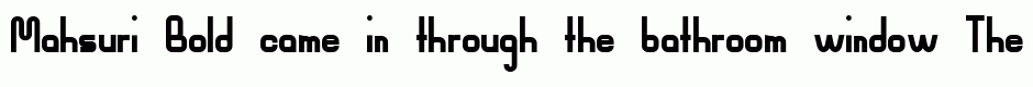 Mahsuri Bold